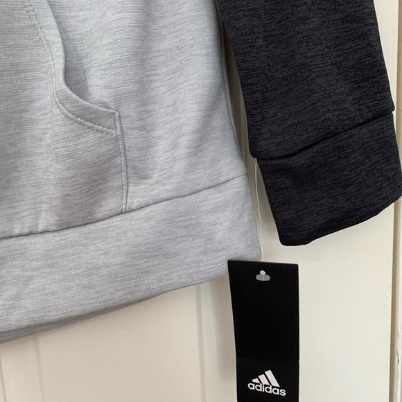 Adidas girls thin hoody size XL (16) BNWT - Picture 3 of 6